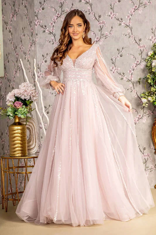 Clearance Event Beaded Sequin Mother of the Bride Long Dress