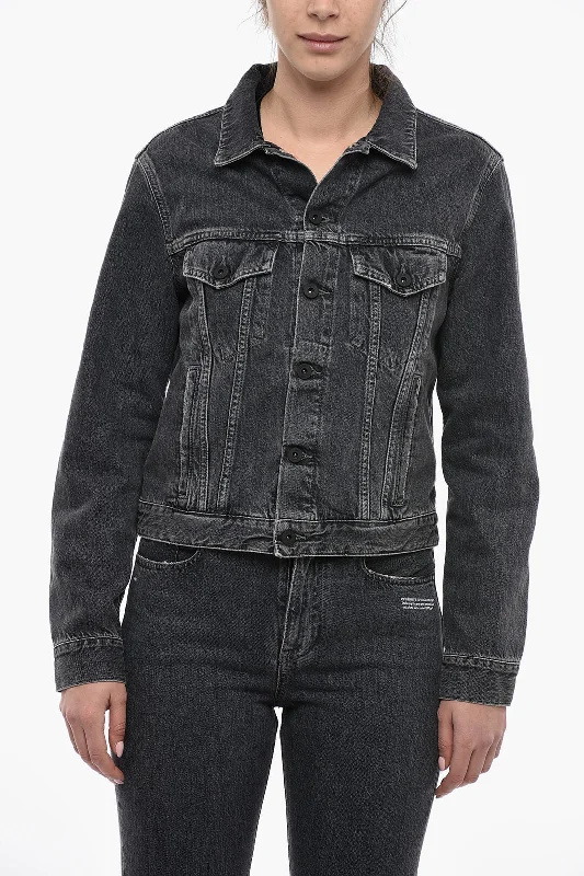 Last Chance Off-White Regular Fit CORPORATE Denim Jacket