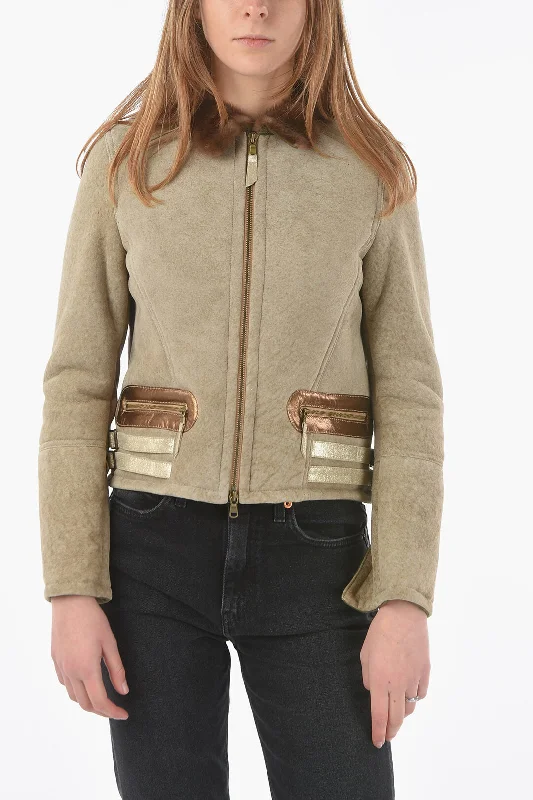 Final Markdown History Repeats Embroidered Shearling Jacket