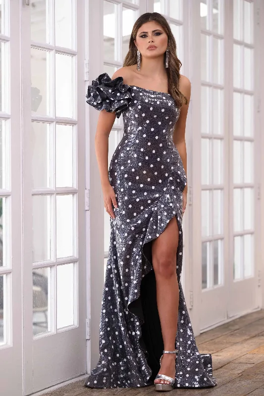 Special Price Ava Presley 39264 Ruffled Skirt Long Formal Prom Dress