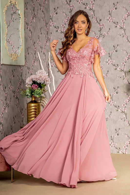 Midnight Madness Mother of the Bride Long Formal A Line Dress
