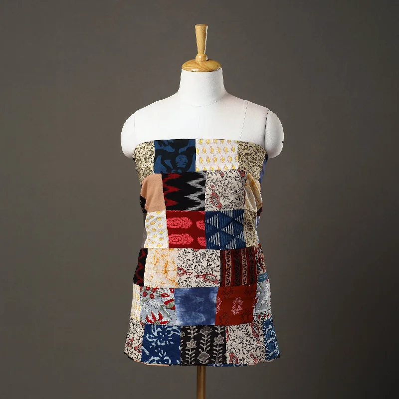 The Best Prices Multicolor - Handcrafted Patchwork Cotton Kurta Material (2.65m) 19