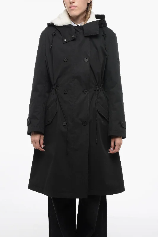 Deep Discounts Yves Salomon YS ARMY Parka Jacket with Pile-Borg Lining