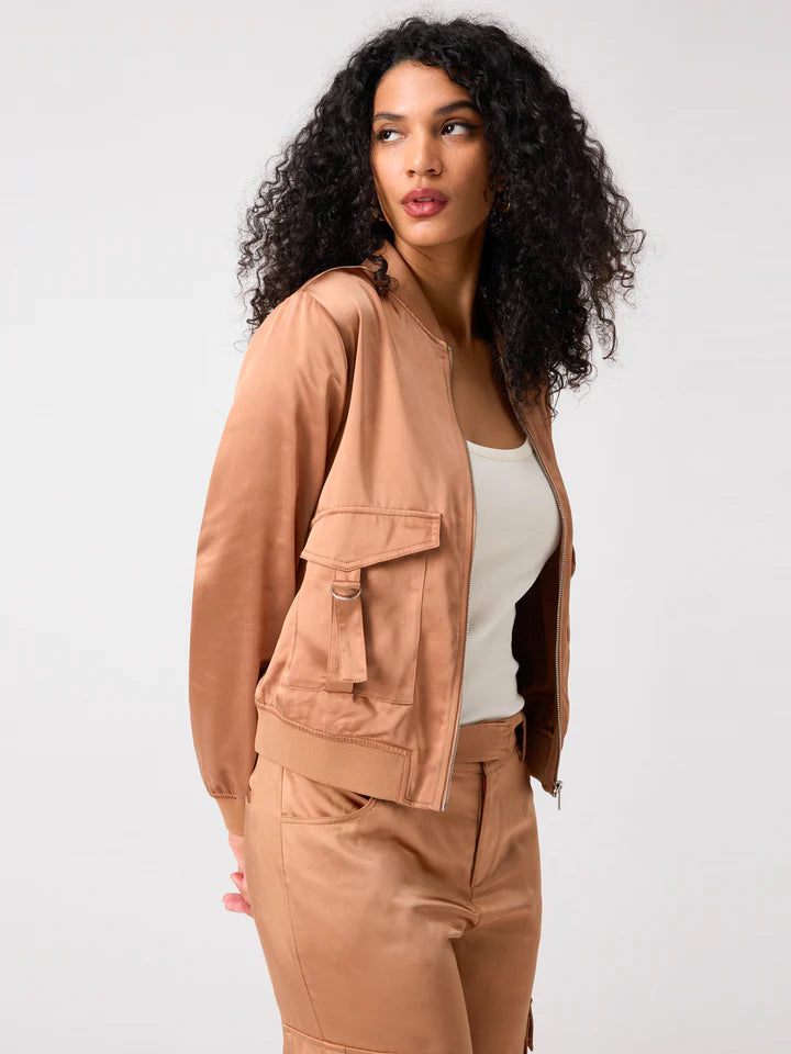 Buy Now Silky Utility Bomber Jacket