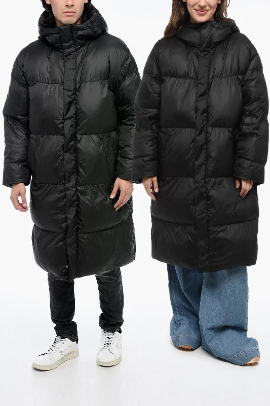 Steals and Deals Diesel Oversized W-TAKRY Down Jacket with Hidden Placket