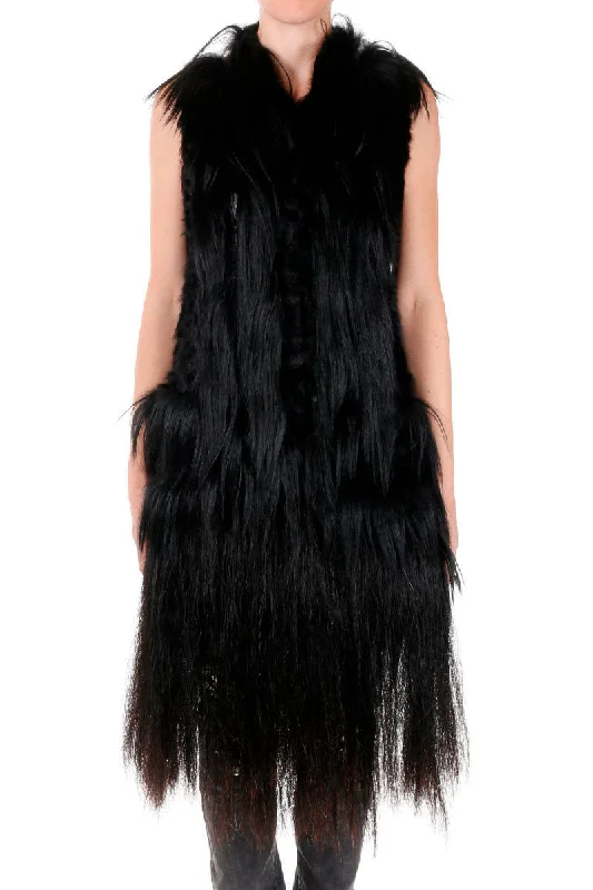 Weekend Special Maison Margiela Real Fur Sleeveless Coat