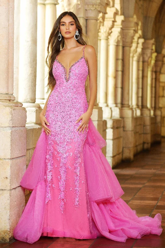Stock Clearance Ava Presley 38813 Formal Sequin Prom Long Overskirt Dress