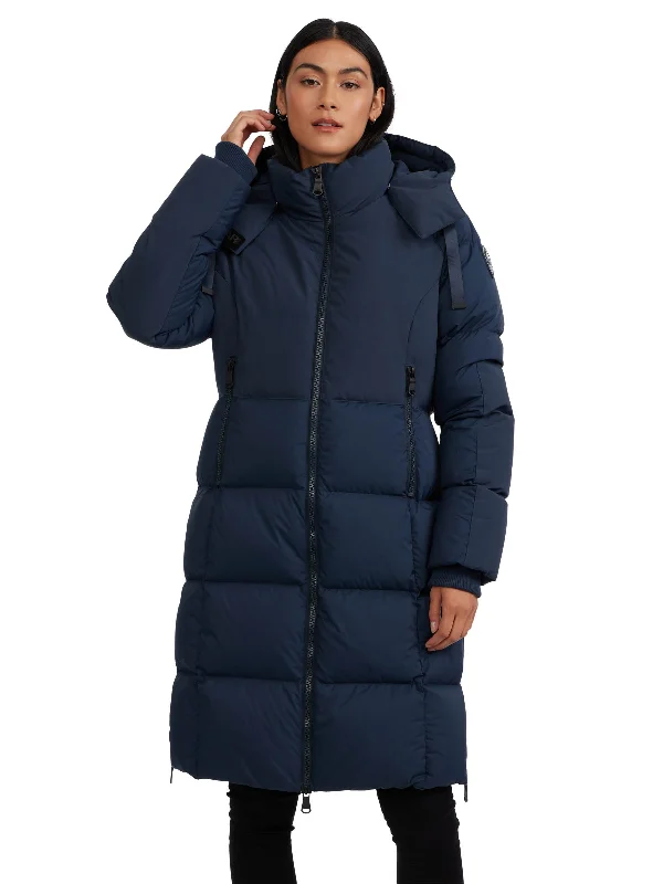 Epic Deals Pajar Women’s Zaniah Mixed Media Quilted Puffer with Detachable Hood