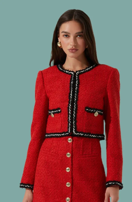 Final Markdown Milena Boxy Tweed Jacket