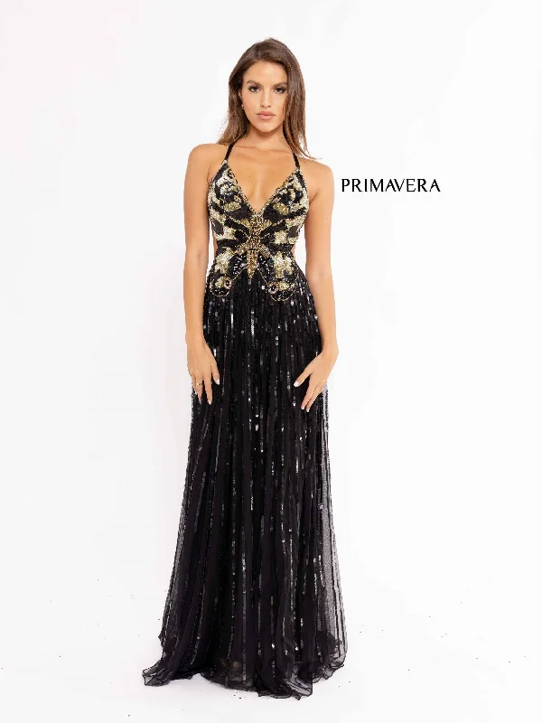 Special Discount Primavera Couture 3957 Sequins Long Prom Formal Evening Gown