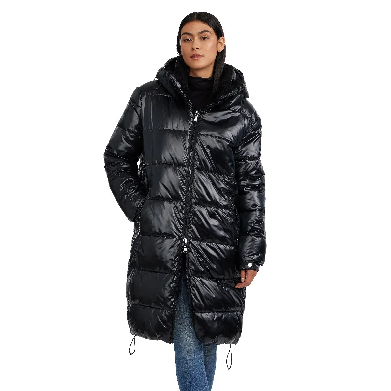 Big Discounts Pajar Women’s Alsephina Channel Quilted Reversible Puffer with Detachable Hood