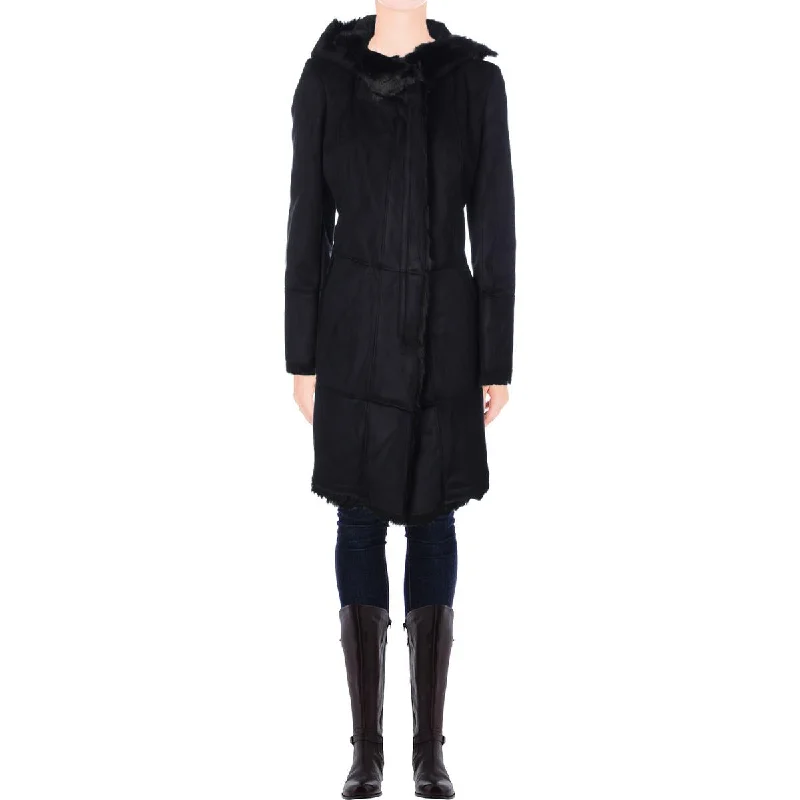 Great Deals Isabella Womens Faux Fur Faux Suede Coat