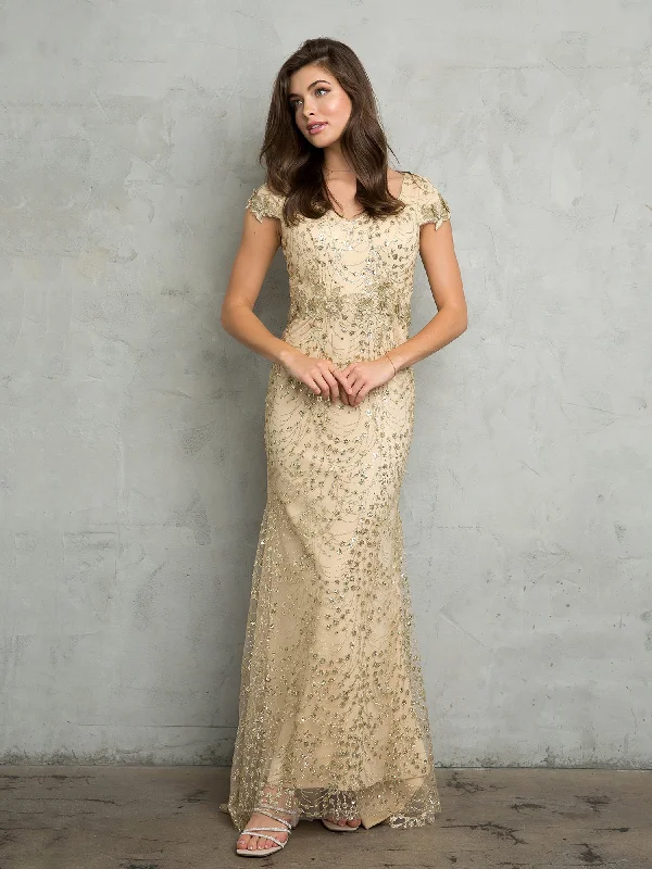 Early Access Eva Fashion 5266 Long Formal Glitter Applique Evening Dress
