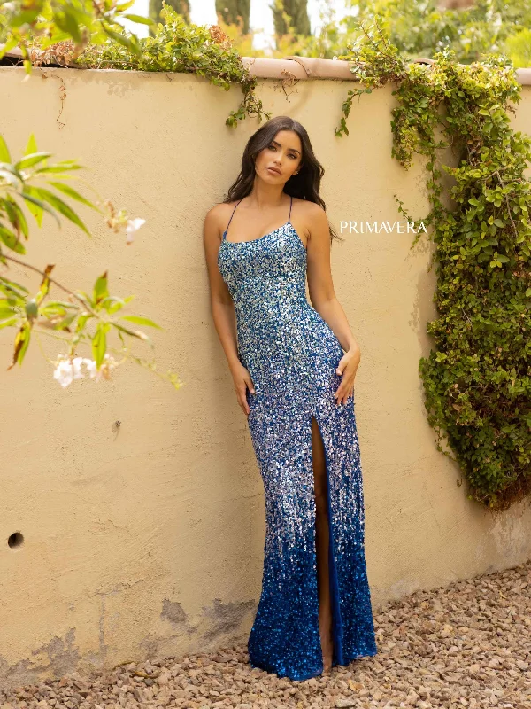 Hurry In Primavera Couture 3916 Ombre Sequins Prom Long Dress