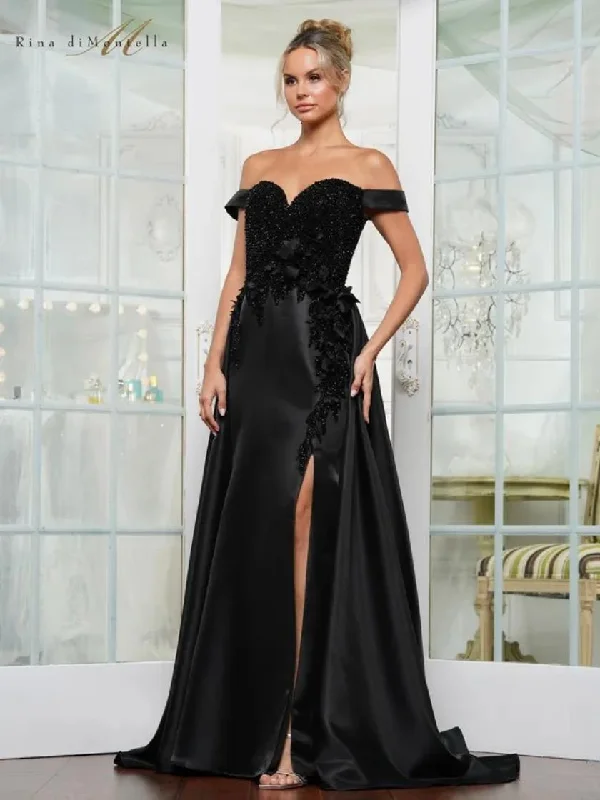 Mega Sale Rina di Montella RD3229 Evening Long Beaded Formal Dress