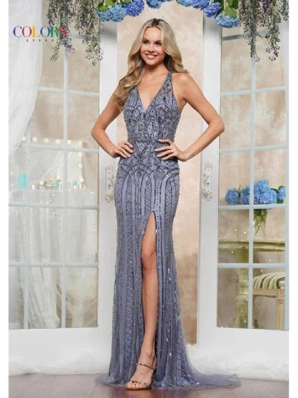 Special Discount Colors 3393 Formal Long Fitted Evening Prom Dress