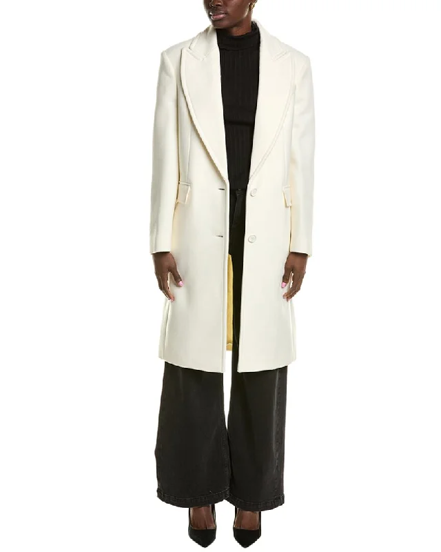 Seasonal Clearance Michael Kors Melton Chesterfield Wool Coat
