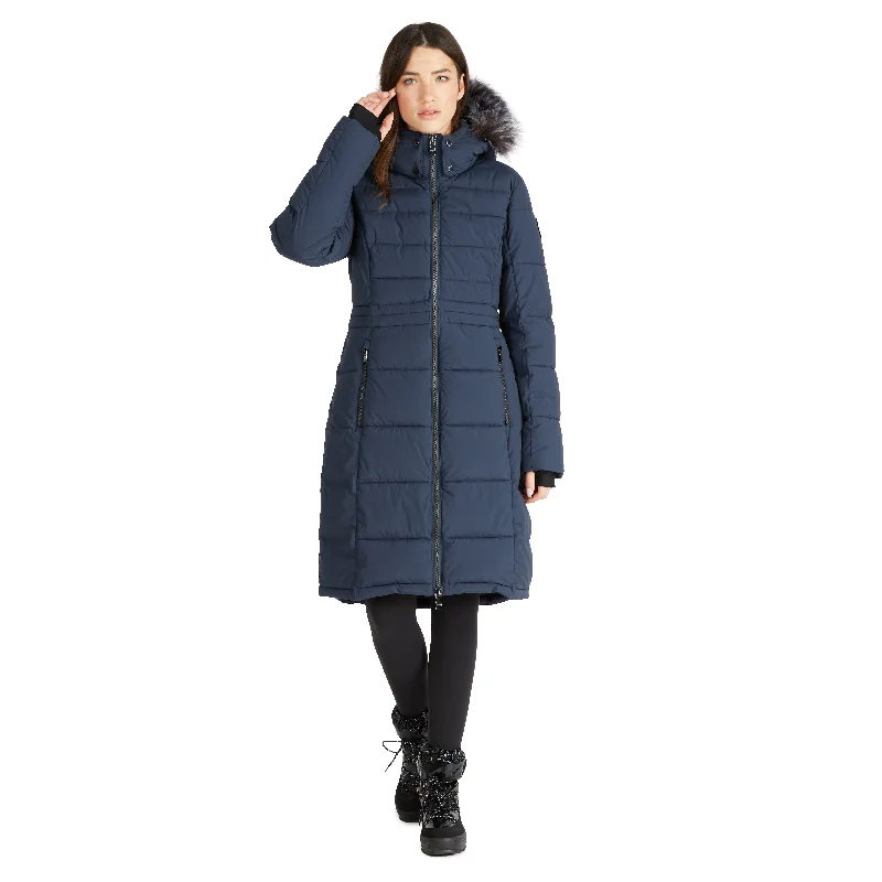Closeout Pajar Women’s Jupiter Stretch Long Quilted Puffer