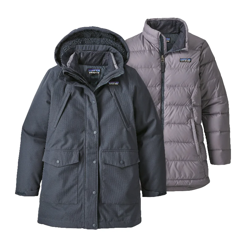 Factory Direct Sale Girls' Tres 3-in-1 Parka