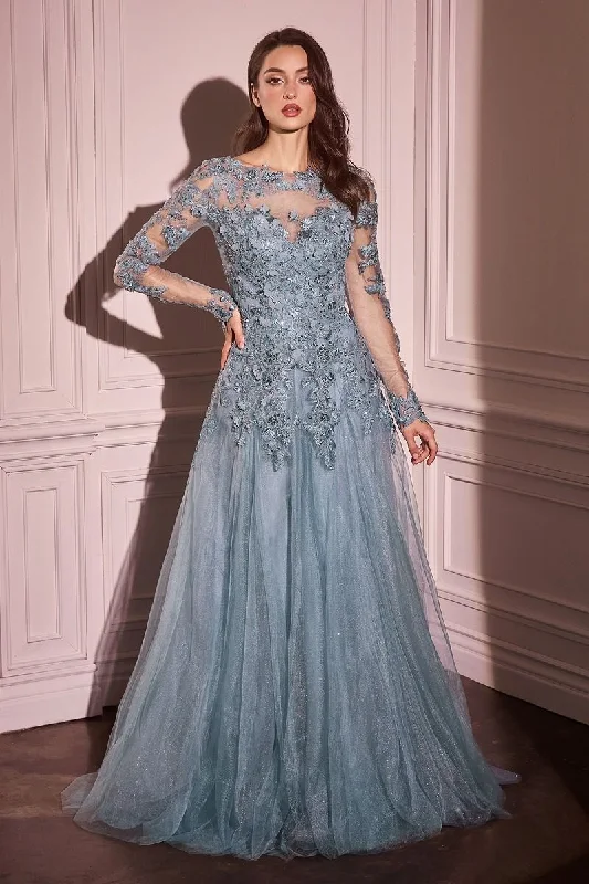 Markdowns Andrea & Leo MA108 A Line Long Ball Gown Formal Dress