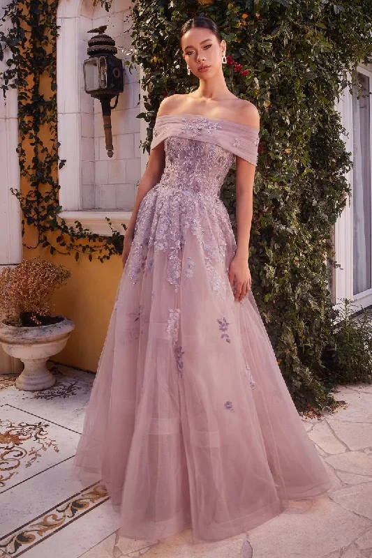 Major Savings Andrea & Leo A1348 Floral Formal Prom Long A Line Dress