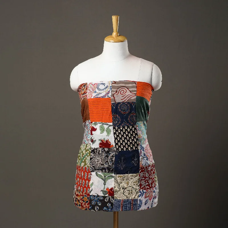 Sale Event Multicolor - Handcrafted Patchwork Cotton Kurta Material (3.25m) 23