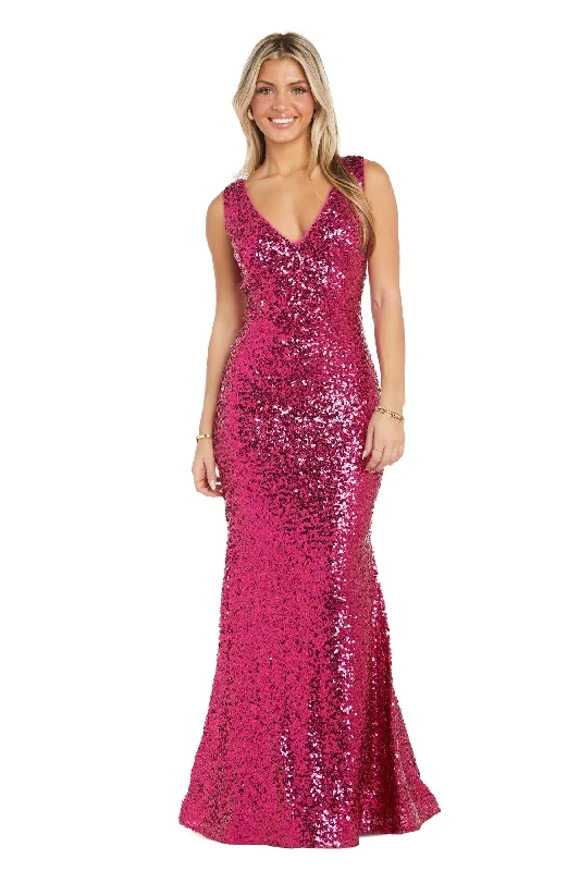 Incredible Offers Morgan & Co 13313 Long Sequin Evening Gown Formal Dress