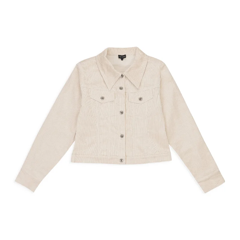 Special Price CALLIPYGIAN STRETCH OFF WHITE CORDUROY JACKET