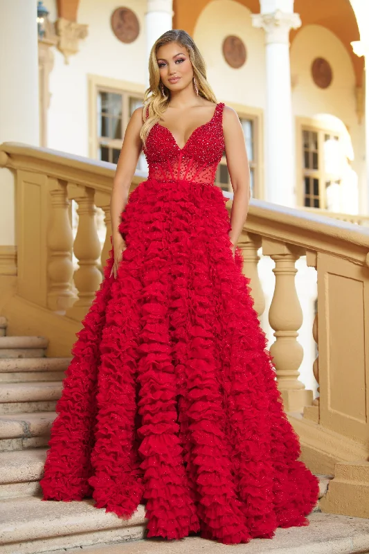 Today's Special Ava Presley 28584 Formal Beaded Prom Long Dress