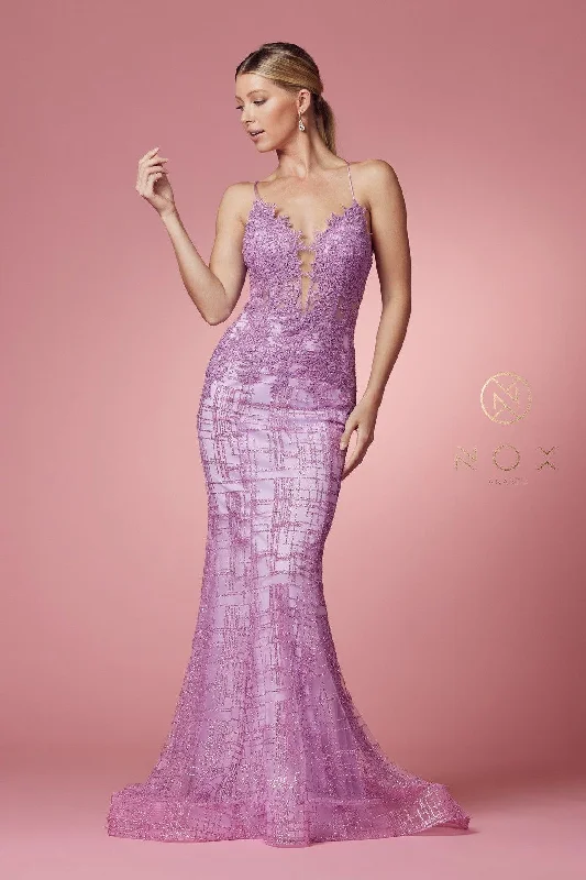 Act Fast Sexy Formal Long Prom Dress Lilac