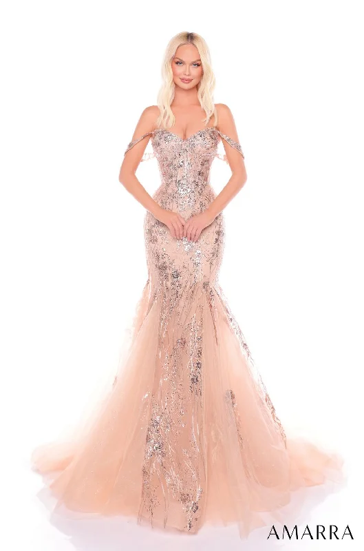 Grand Opening Sale Amarra 88132 Long Mermaid Formal Evening Prom Dress