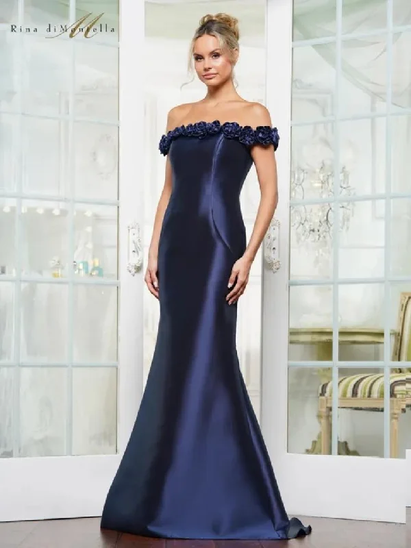 Limited Stock Rina di Montella RD3205 Plus Size Long Formal Mermaid Dress