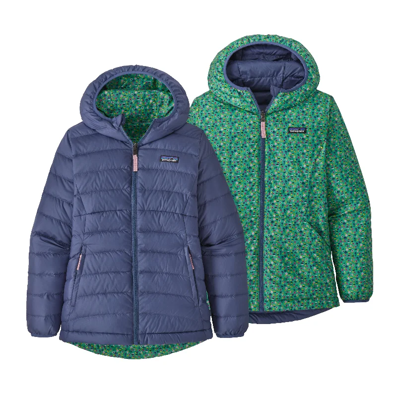 Limited Availability Girls' Reversible Down Sweater Hoody