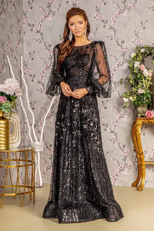 Limited Quantity Long Mother of the Bride Glitter Dress
