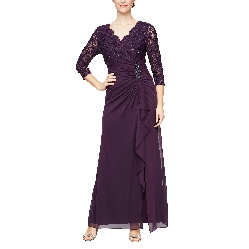 Savings Event Alex Evenings AE81122469 Eggplant 14 Sale