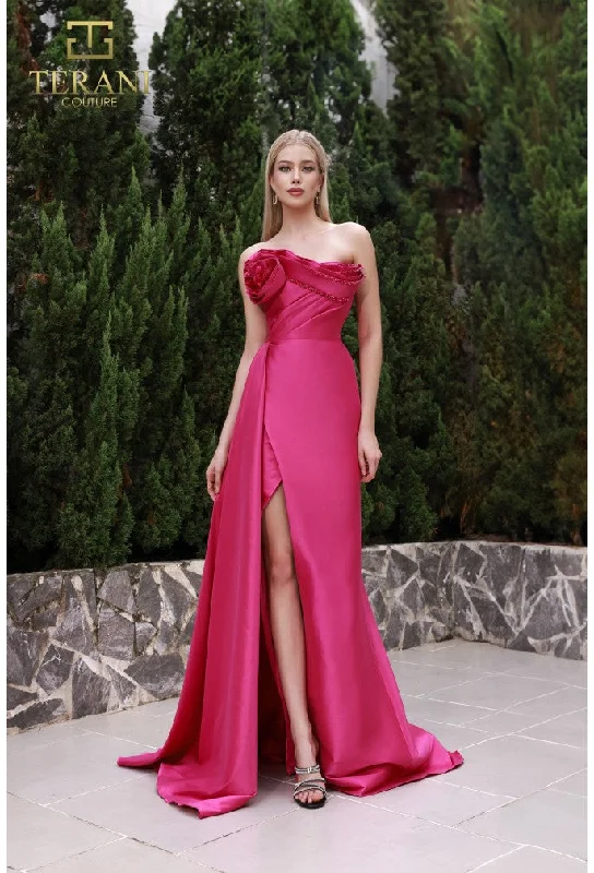 Year-End Sale Terani Couture 251E4251 Long Fitted Formal Prom Dress