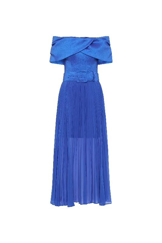 Instant Discount Emelie Off The Shoulder Midi Dress