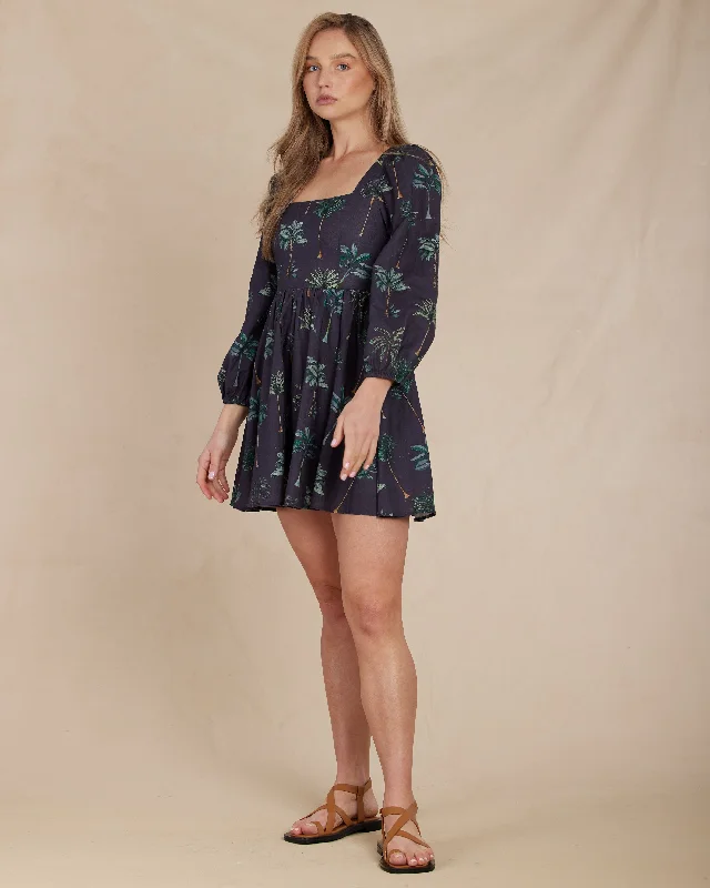 Low Prices Palmira Linen Square Neck Mini Dress