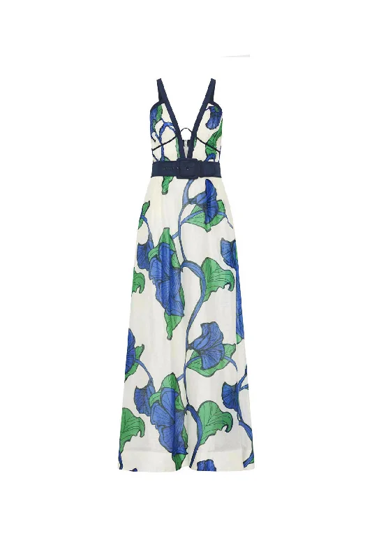 Hurry In Blue Ivy Maxi Dress