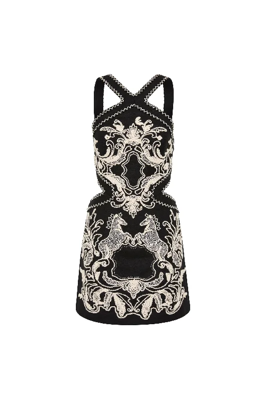 Referral Discount Azera Halter Mini Dress