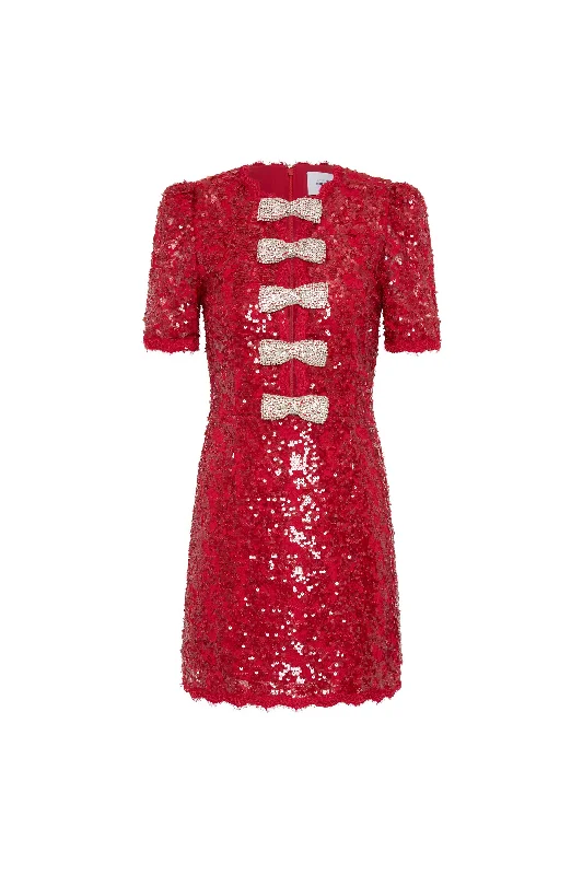 Price Slash Leyla Short Sleeve Mini Dress