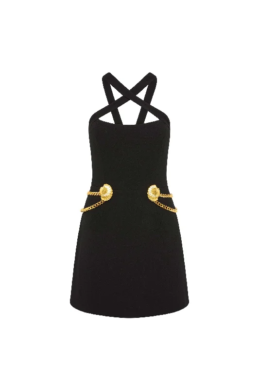 Seasonal Clearance Chelsea Halter Mini Dress