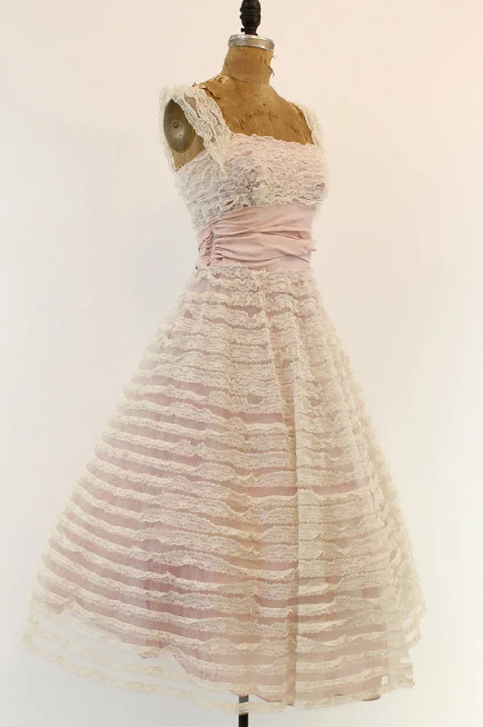 New Arrival Other 1950's Tea Length Lace Cupcake Gown