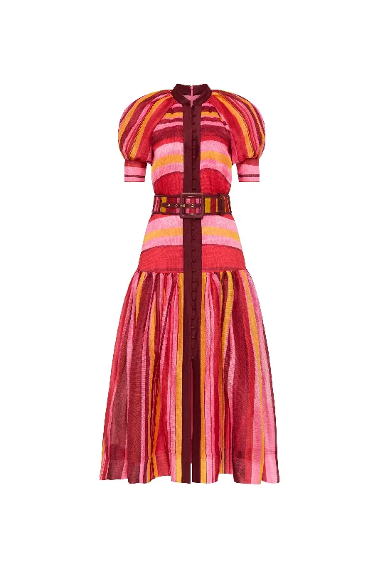 Holiday Sale Milana Puff Sleeve Midi Dress