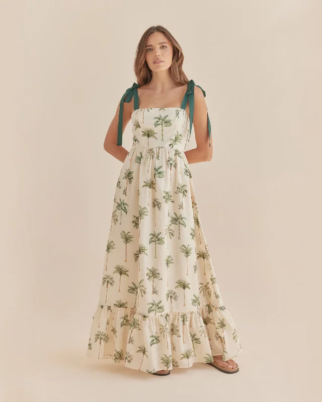 Overstock Palma Tiered Maxi Dress