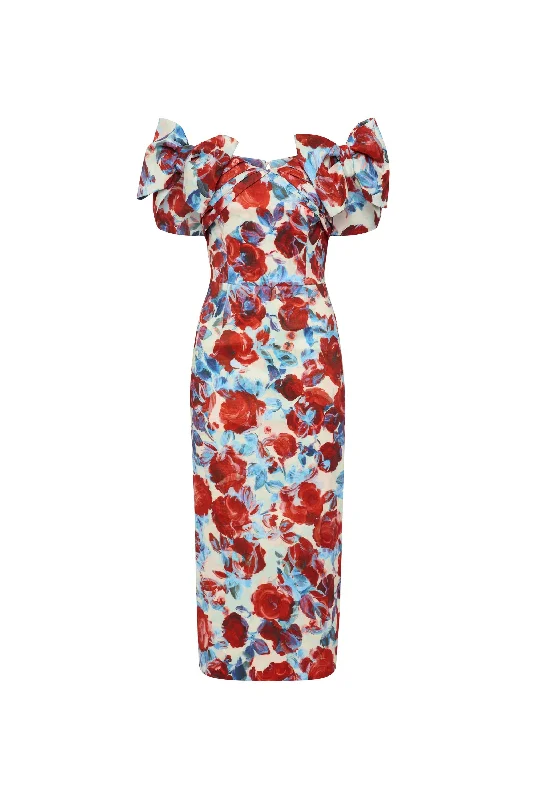 Price Rollback Fleurette Midi Dress