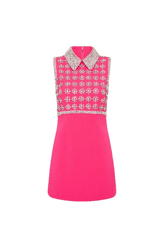Super Savings Rina Collar Mini Dress
