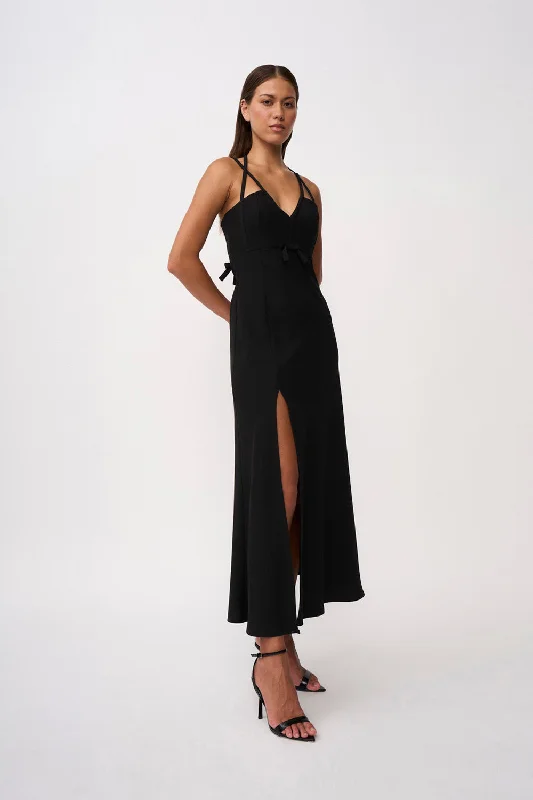 Buy More, Save More Madelene Ankle Dress | Final Sale - Black