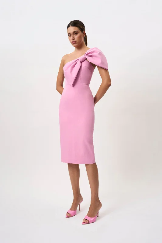 Unbeatable Prices Bridget Bow Midi Dress | Final Sale - Pink