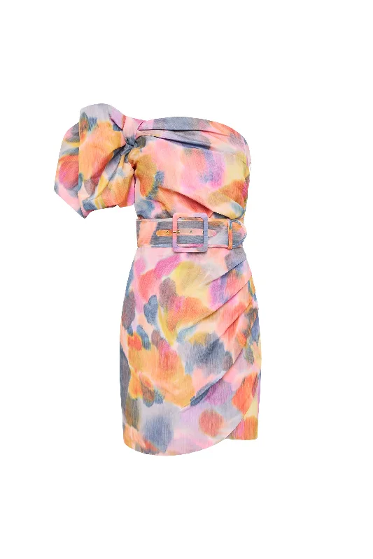 Price Cut Amaya One Shoulder Mini Dress